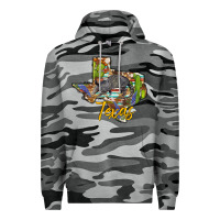 Slate Camo texas map armadillo Premium Hoodie - BarkalooDesign