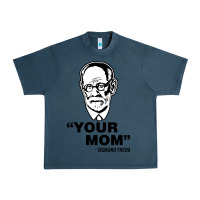 Midnight Navy your mom  Sigmund Freud Urban Heavy Tee - artisFamous