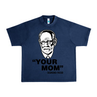 Navy your mom  Sigmund Freud Urban Heavy Tee - artisFamous