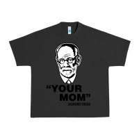 Pigment Black your mom  Sigmund Freud Urban Heavy Tee - artisFamous