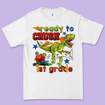 Ready To Crush 1st Grade Premium Tee Designed By Bundleandbundleshop