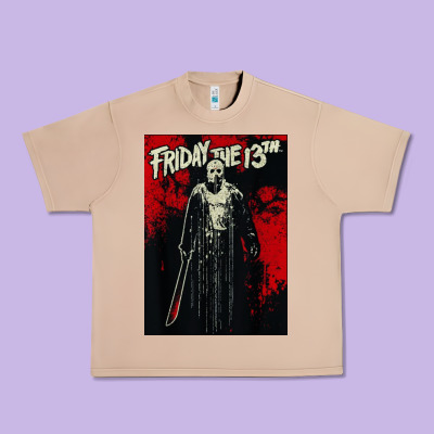 Friday The 13th Jason Drip Urban Heavy Tee Designed By Artisfamous