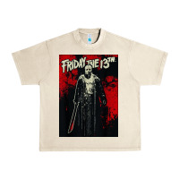 Sandshell friday the 13th jason drip Urban Heavy Tee - artisFamous