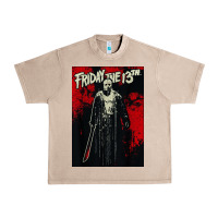 French Oak friday the 13th jason drip Urban Heavy Tee - artisFamous
