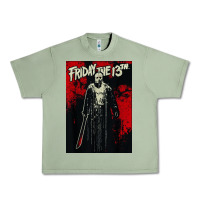Oil Green friday the 13th jason drip Urban Heavy Tee - artisFamous
