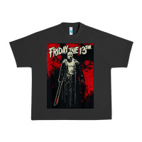 Pigment Black friday the 13th jason drip Urban Heavy Tee - artisFamous
