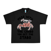 Black mess with the crabo you get the stabo Urban Heavy Tee - artisFamous