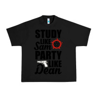 Black study like sam party like dean Urban Heavy Tee - artisFamous