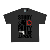 Pigment Black study like sam party like dean Urban Heavy Tee - artisFamous