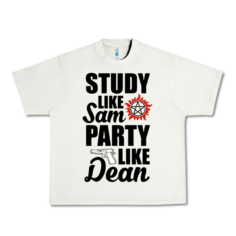 Study Like Sam Party Like Dean Urban Heavy Tee by artisFamous | Teevron