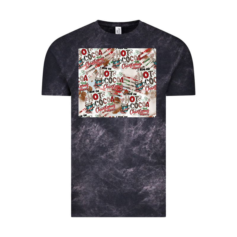 Hot Cocoa Christmas Cheer Pattern Vintage Tee by CowhideDigitalArt | Teevron