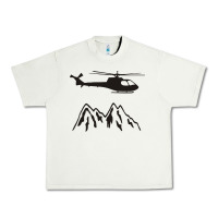 Pistachio mountain rescue helicopter funny Urban Heavy Tee - artisFamous