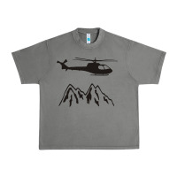 Tornado mountain rescue helicopter funny Urban Heavy Tee - artisFamous