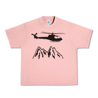Salmon mountain rescue helicopter funny Urban Heavy Tee - artisFamous