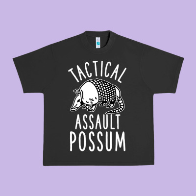 Tactical Assault Possum Urban Heavy Tee Designed By Artisfamous