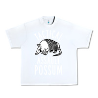 White tactical assault possum Urban Heavy Tee - artisFamous