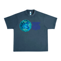 Midnight Navy Aquarius Sign Zodiac Astrology Horoscope T-shirt Urban Heavy Tee - artisFamous