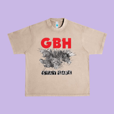 Charged G.b.h Urban Heavy Tee Designed By Artisfamous