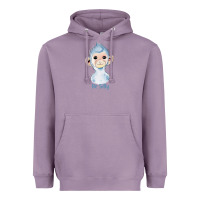 Lavender monkey cute animals Heavyweight Hoodie - RanaPortraitStore