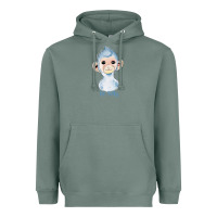 Sage monkey cute animals Heavyweight Hoodie - RanaPortraitStore