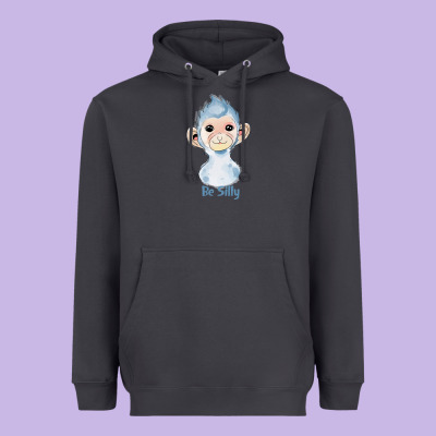 Monkey Cute Animals Heavyweight Hoodie Designed By Ranaportraitstore