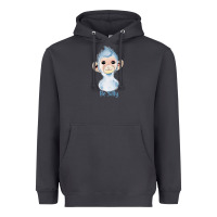 Smoke monkey cute animals Heavyweight Hoodie - RanaPortraitStore