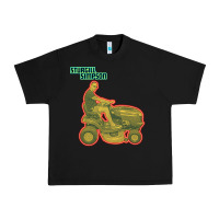 Black Sturgill Simpson Tractor Urban Heavy Tee - artisFamous