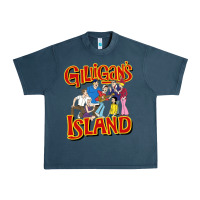 Midnight Navy gilligan island Urban Heavy Tee - artisFamous