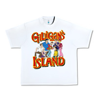 White gilligan island Urban Heavy Tee - artisFamous