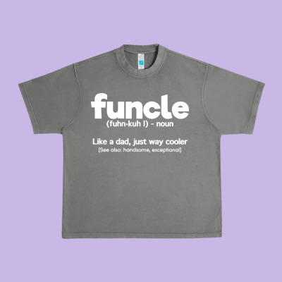 Funcle Definition Urban Heavy Tee Designed By Artisfamous