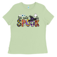 Matcha too cute to spook Ladies Tee - CowhideDigitalArt