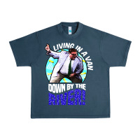 Midnight Navy chris farley   matt foley nostalgia Urban Heavy Tee - artisFamous