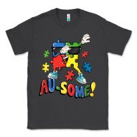 Smoke Au-some! Autism puzzle dabbing Classic Tee - FaDigitalArtStudio