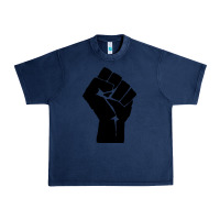 Navy fist Urban Heavy Tee - artisFamous