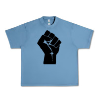 Pebble Blue fist Urban Heavy Tee - artisFamous