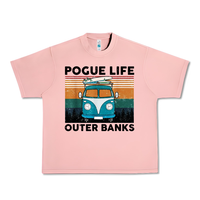 Pogue Life Outer Banks Retro Vintage Urban Heavy Tee by artisFamous | Teevron