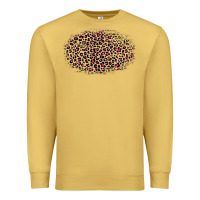 Antique Gold Leopard Pattern Premium Sweatshirt - RanaPortraitStore