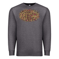 Charcoal Heather Leopard Pattern Premium Sweatshirt - RanaPortraitStore