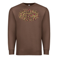 Chestnut Leopard Pattern Premium Sweatshirt - RanaPortraitStore