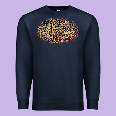 Leopard Pattern Premium Sweatshirt Designed By Ranaportraitstore