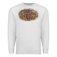 Oatmeal Heather Leopard Pattern Premium Sweatshirt - RanaPortraitStore