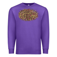 Purple Leopard Pattern Premium Sweatshirt - RanaPortraitStore