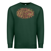 Sports Green Leopard Pattern Premium Sweatshirt - RanaPortraitStore