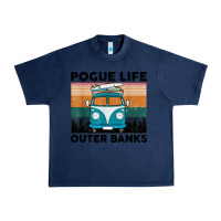 Navy pogue life outer banks retro vintage Urban Heavy Tee - artisFamous