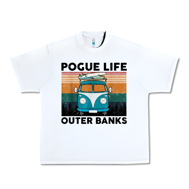 Pogue Life Outer Banks Retro Vintage Urban Heavy Tee by artisFamous | Teevron