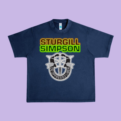 Sturgill Simpson De Oppresso Liber Urban Heavy Tee Designed By Artisfamous