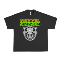 Pigment Black Sturgill Simpson De Oppresso Liber Urban Heavy Tee - artisFamous