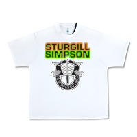 White Sturgill Simpson De Oppresso Liber Urban Heavy Tee - artisFamous