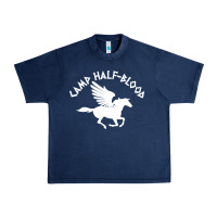 Navy camp half blood Urban Heavy Tee - artisFamous