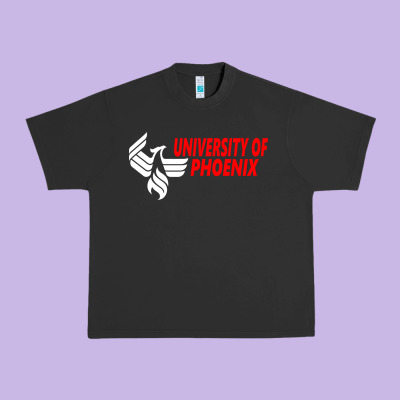 University Of Phoenix Urban Heavy Tee Designed By Artisfamous